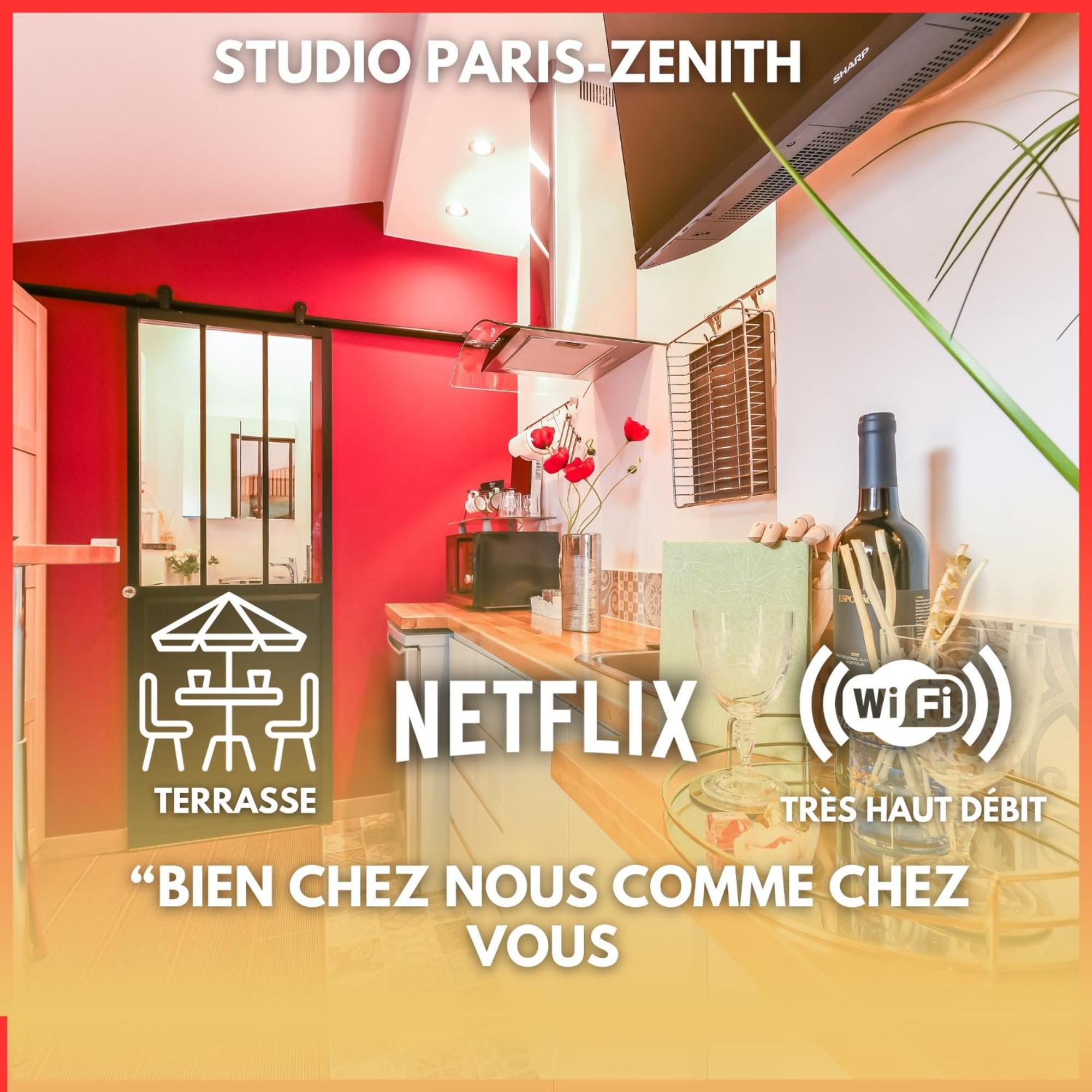 パンタンParis-Zenith-Bienvenue-Terrasse-Netflixアパートメント エクステリア 写真